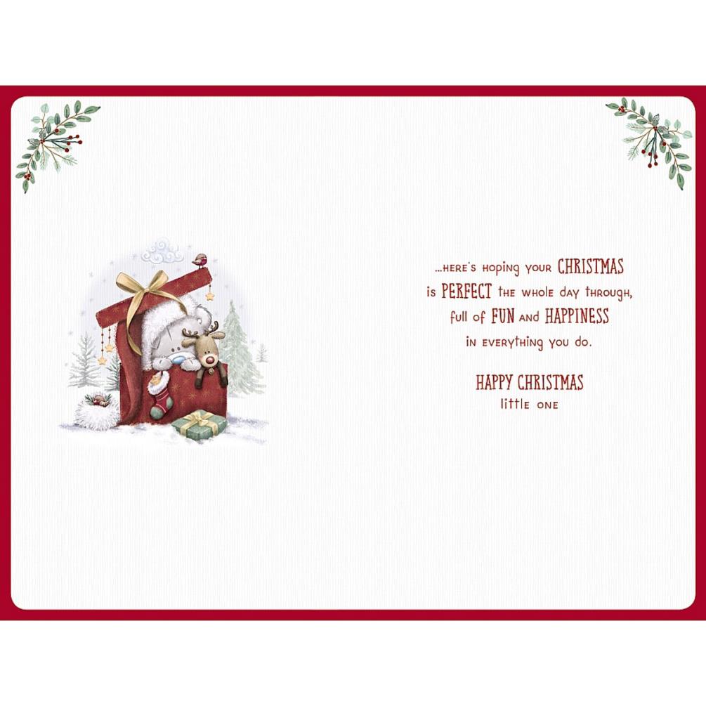 Baby Girl's 1st Christmas Me to You Bear Christmas Card Extra Image 1